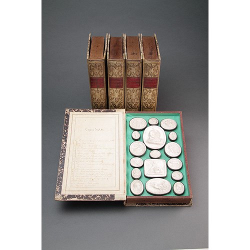 Five Vellum Leather and Paper Bound Volumes of ‘After the Antique’